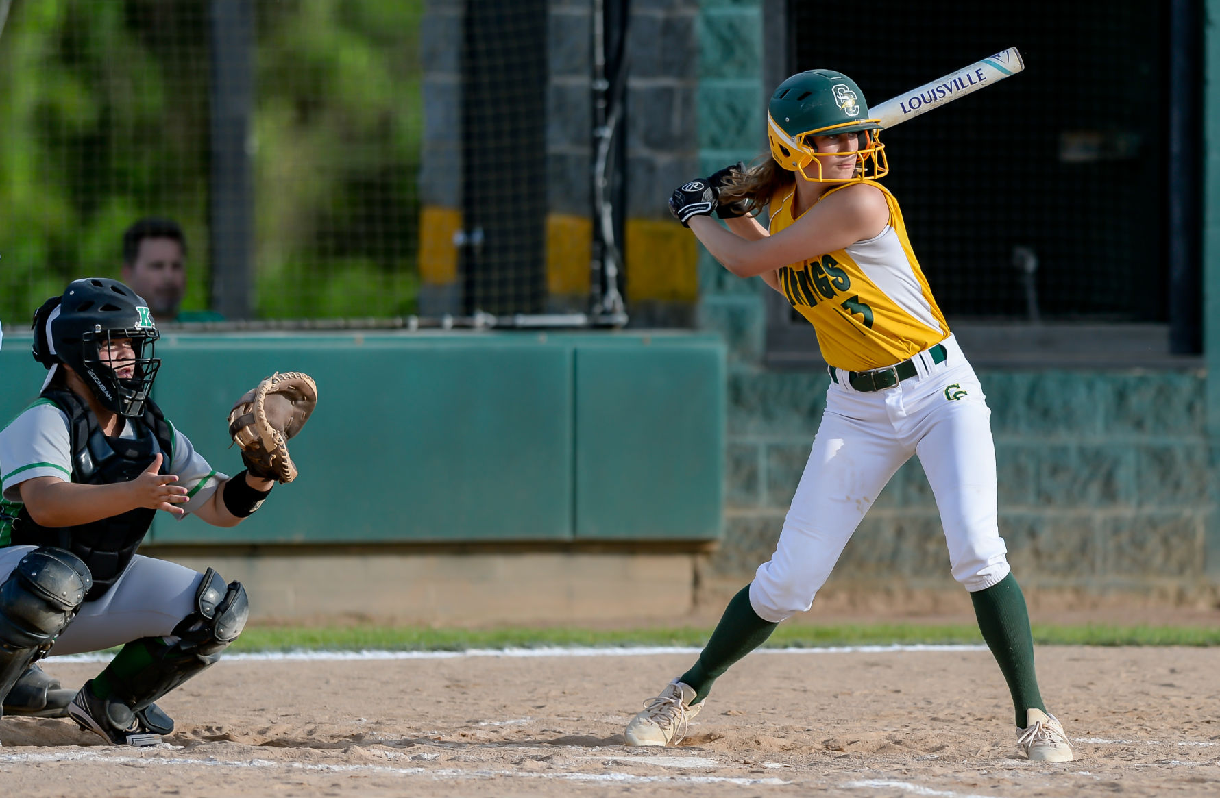 Friday night softball action